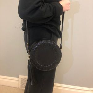 SOLD Circle Purse - black